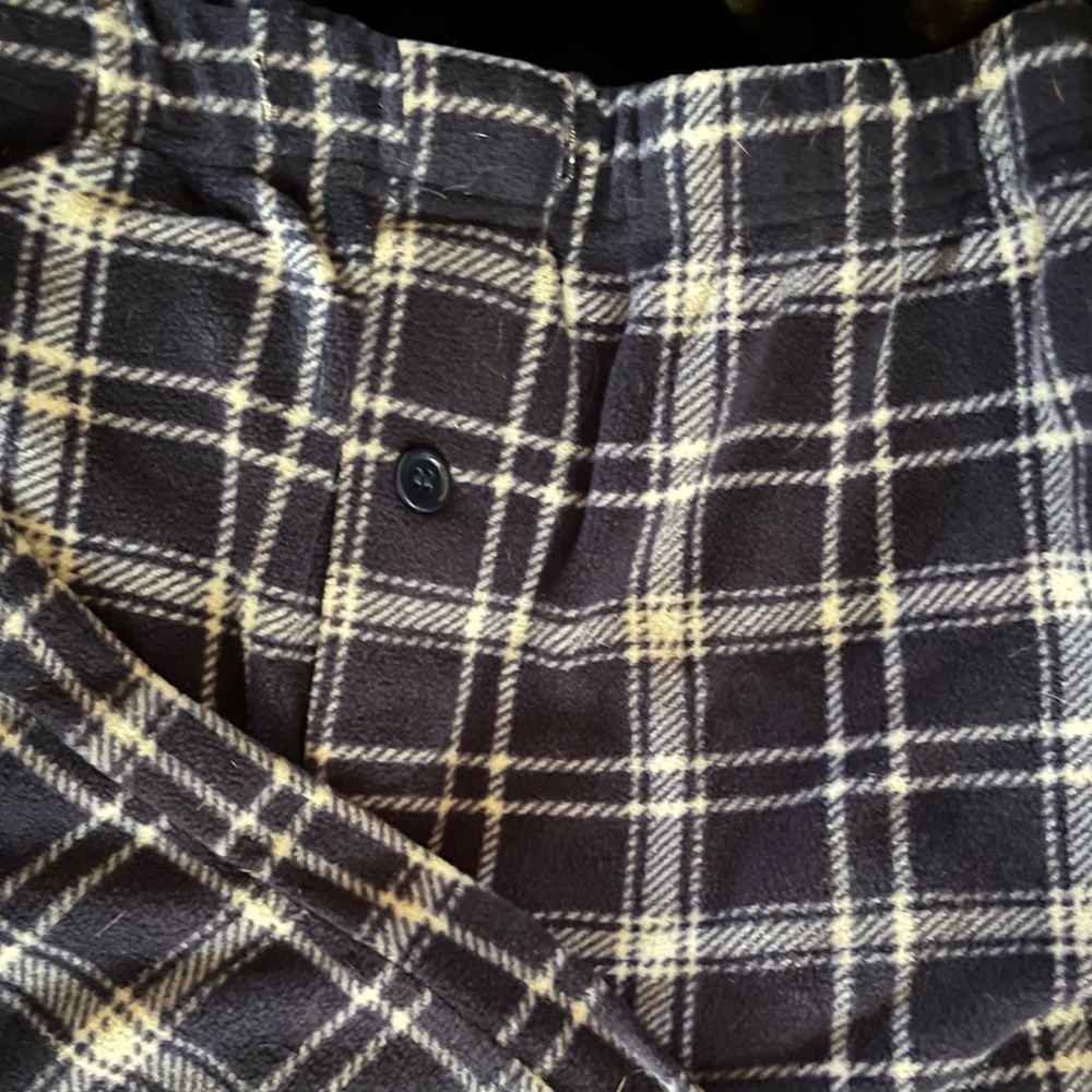 Men’s plaid pajamas